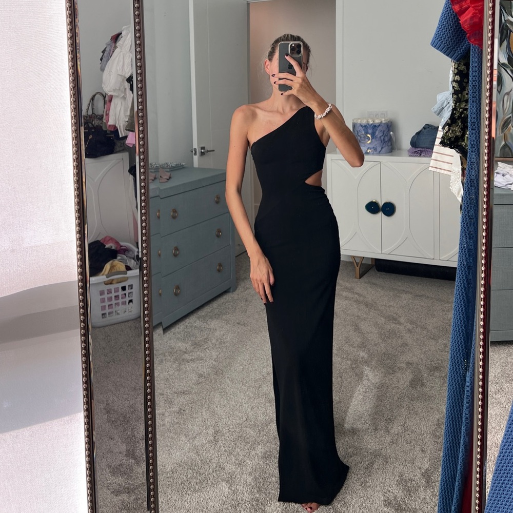 Alice and Olivia Black Maxi Dress